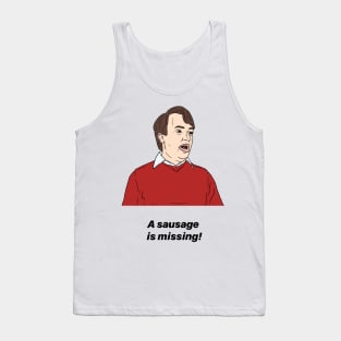 MARK CORRIGAN | A SAUSAGE IS MISSING! Tank Top